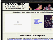 Tablet Screenshot of oldrockphoto.com